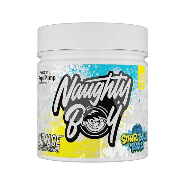 Menace V2, Sour Blue Razz - 420 grams - Naughty Boy