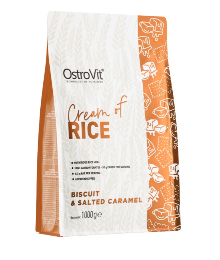 Cream of Rice, Biscuit & Salted Caramel - 1000 grams - OstroVit
