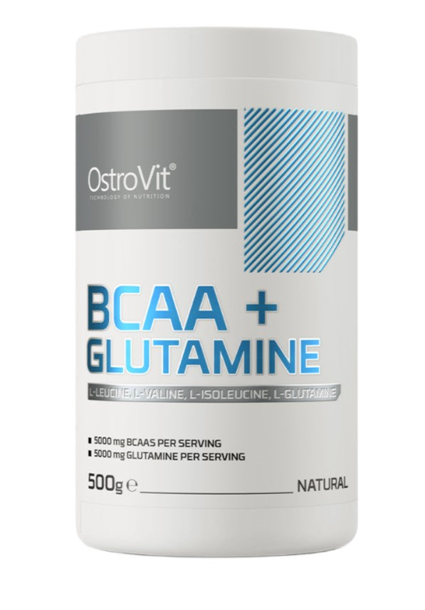 BCAA + Glutamine, Natural - 500 grams - OstroVit