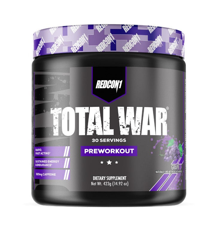 Total War - Preworkout, Grape - 423 grams - Redcon1
