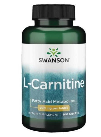 L-Carnitine, 500mg - 100 tablets - Swanson