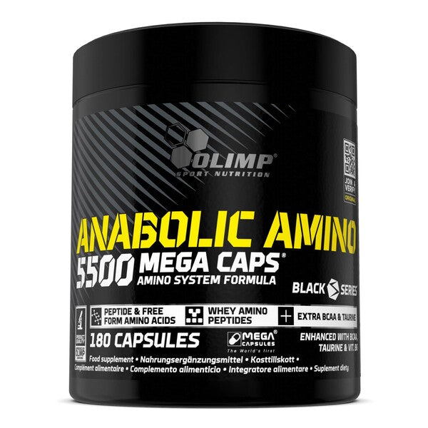 Anabolic Amino 5500, Mega Caps - 180 caps - Olimp Nutrition