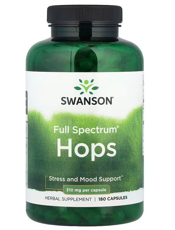 Full Spectrum Hops, 310mg - 180 caps - Swanson