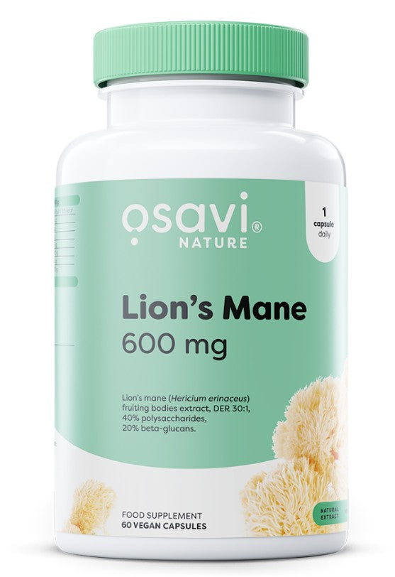 Lion's Mane, 600mg - 60 vegan caps - Osavi