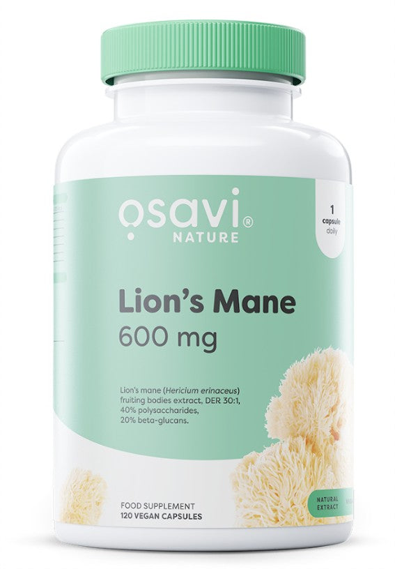 Lion's Mane, 600mg - 120 vegan caps - Osavi