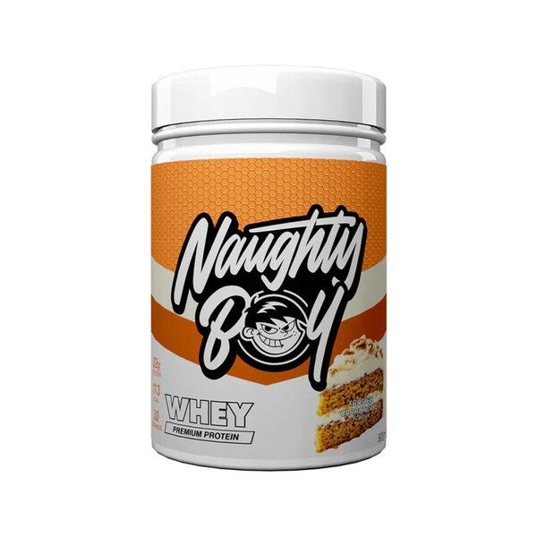 Advanced Whey, Frosted Carrot Cake - 900 grams - Naughty Boy