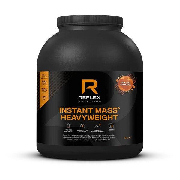 Instant Mass Heavyweight, Salted Caramel - 2000 grams - Reflex Nutrition