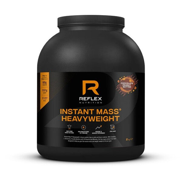 Instant Mass Heavyweight, Chocolate Peanut Butter - 2000 grams - Reflex Nutrition