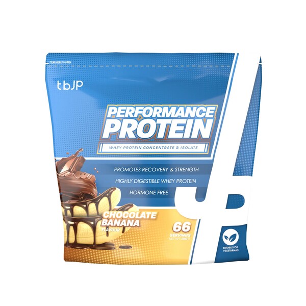 Performance Protein, Chocolate Banana - 2000 grams - Trained by JP