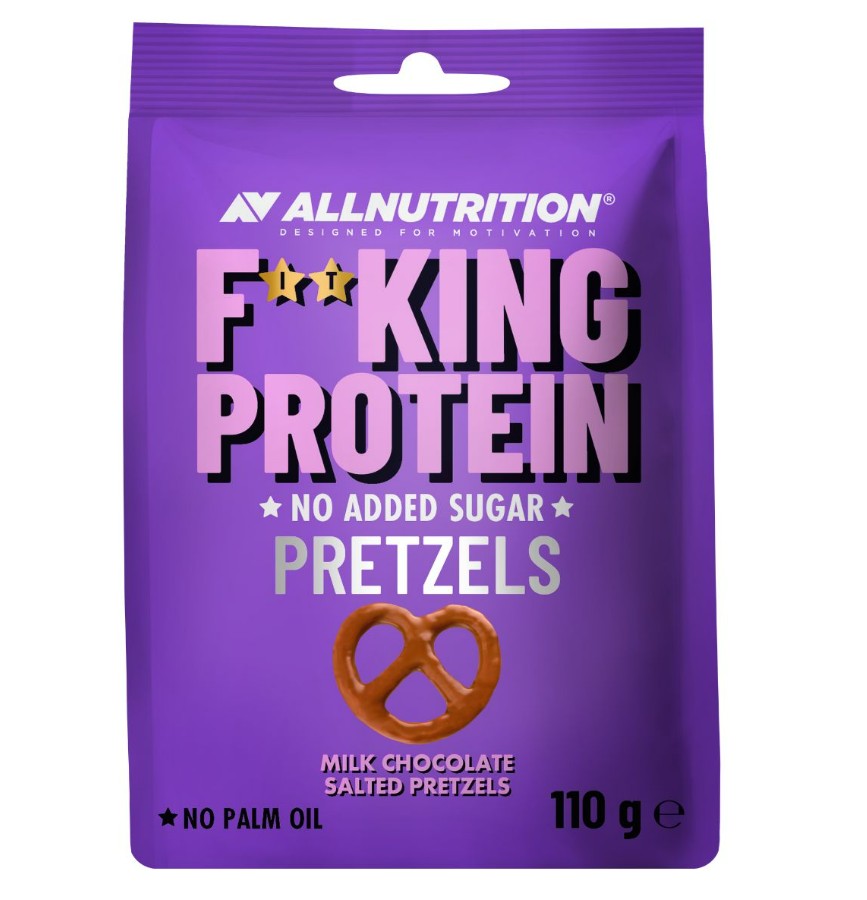 Fitking Protein Pretzels, Milk Chocolate Salted - 110 grams - Allnutrition