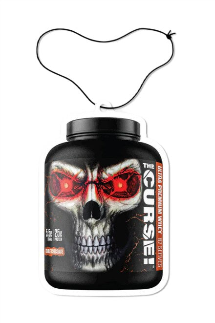 The Curse! Whey Protein Tub Air Freshener, Coconut - JNX Sports