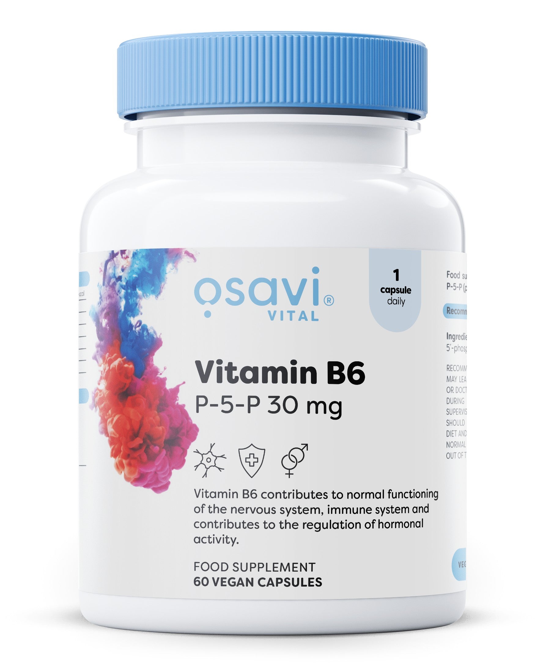 Vitamin B6 - P-5-P, 30mg - 60 vegan caps - Osavi