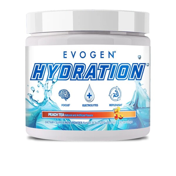 Hydration, Peach Tea - 237 grams - Evogen