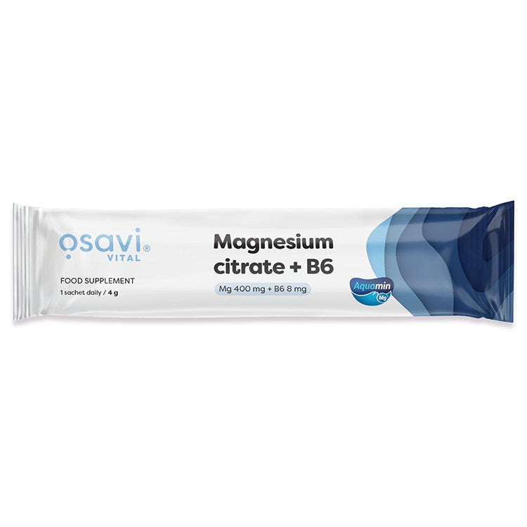 Magnesium Citrate + B6 - 4 grams (1 serving) - Osavi