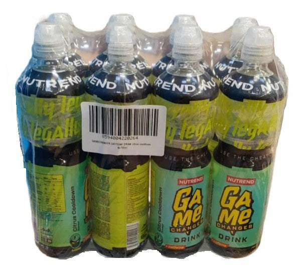 Gamechanger Caffeine Drink, Citrus Cooldown - 8 x 750 ml. - Nutrend