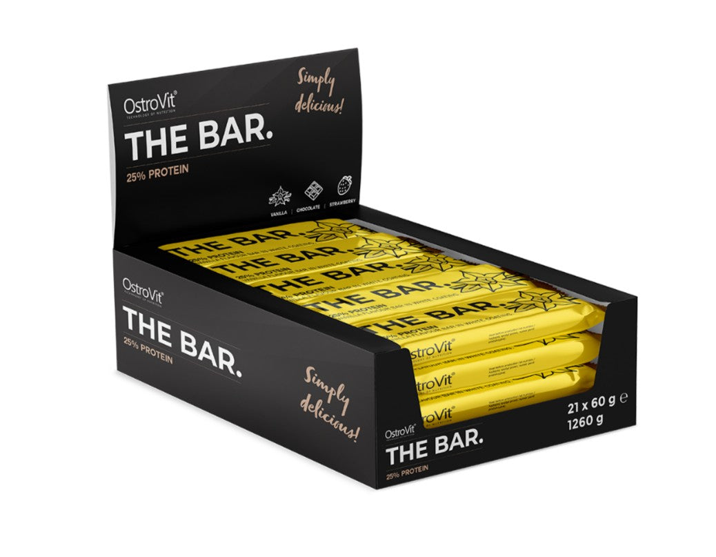 The Bar 25% Protein, Vanilla - 21 x 60g - OstroVit