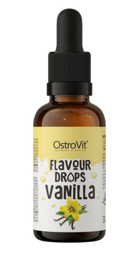 Flavour Drops, Vanilla - 30ml. - OstroVit