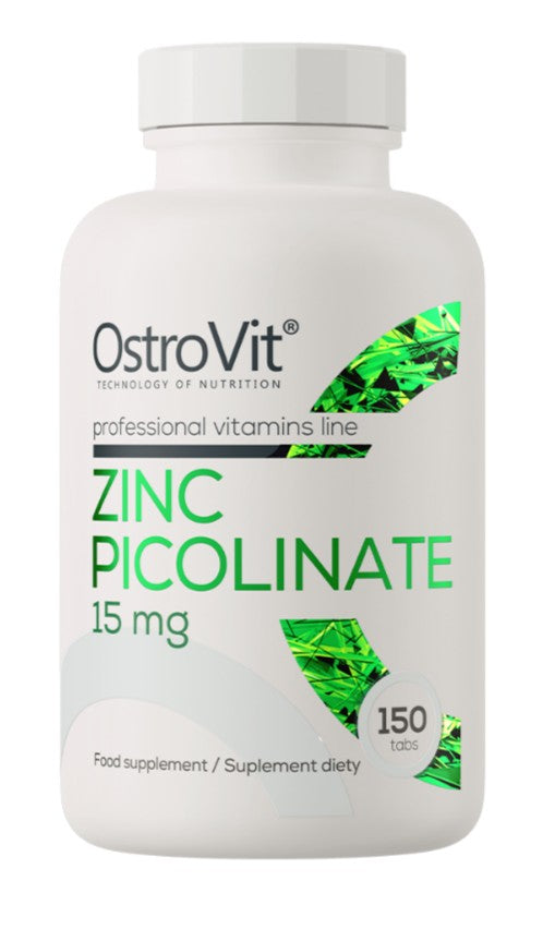 Zinc Picolinate, 15mg - 150 tablets - OstroVit