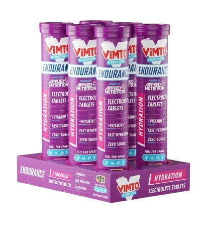 Endurance Hydration Electrolyte Effervescent Tablets, Vimto - 6 x 20 tabs - Applied Nutrition