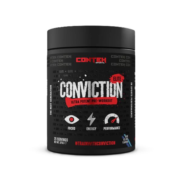 Conviction Elite, Blue Ice Pop - 400 grams - Conteh Sports