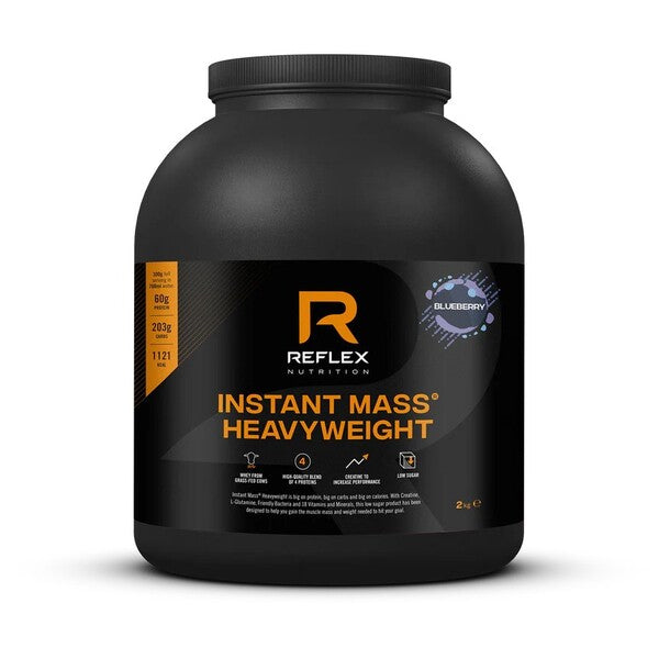 Instant Mass Heavyweight, Blueberry - 2000 grams - Reflex Nutrition