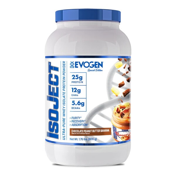 IsoJect, Chocolate Peanut Butter Banana - 800 grams - Evogen