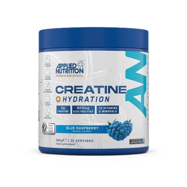 Creatine + Hydration, Blue Raspberry - 360 grams - Applied Nutrition