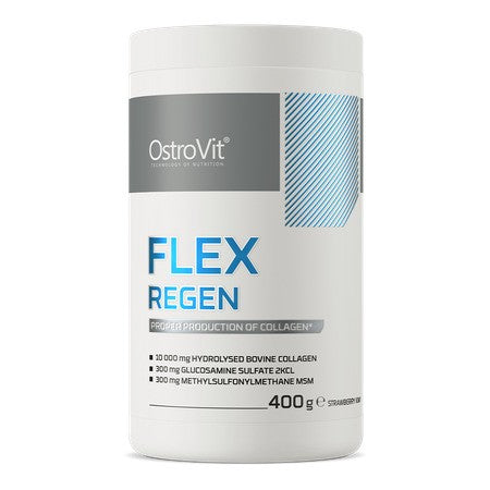 Flex Regen, Strawberry Kiwi - 400 grams - OstroVit