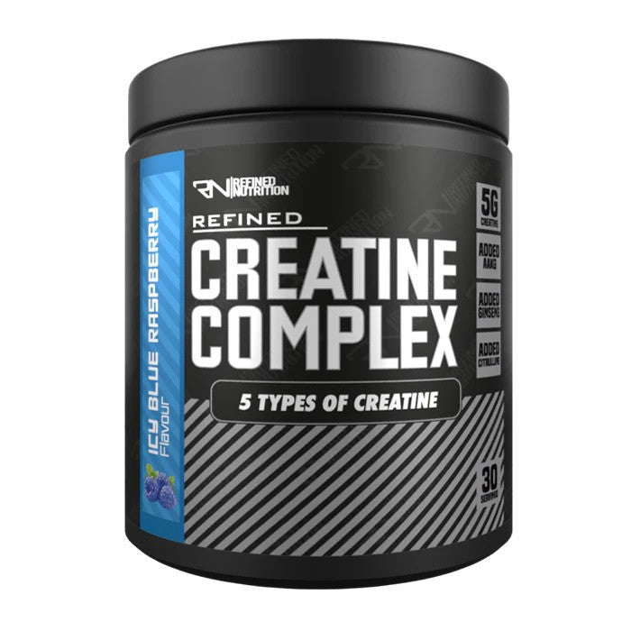 Creatine Complex, Icy Blue Raspberry - 300 grams - Refined Nutrition
