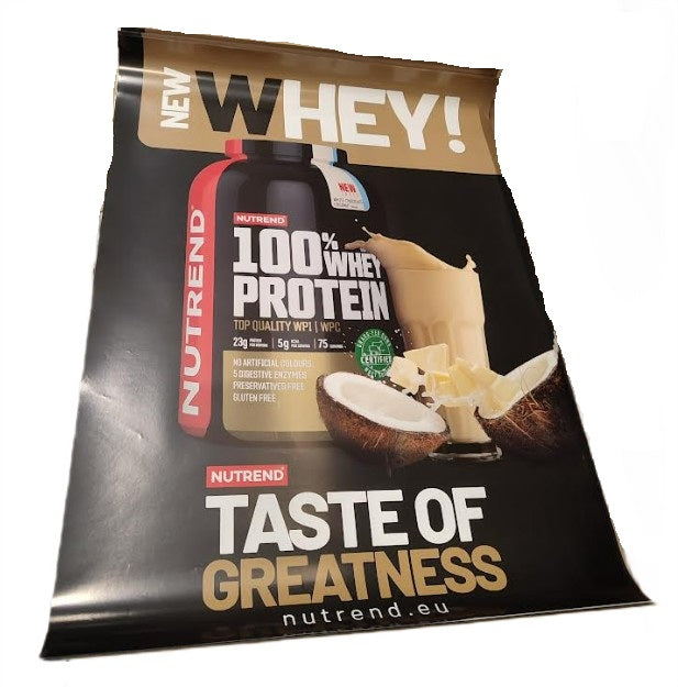 Nutrend Poster A1 - 100% WHEY - Nutrend