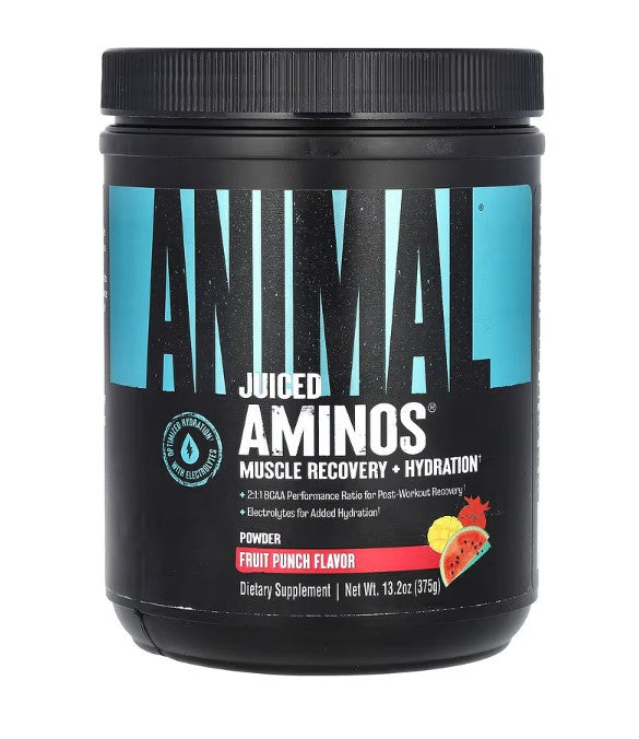 Animal Juiced Aminos, Fruit Punch - 375 grams - Animal