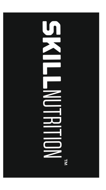 Skill Nutrition Towel, Black & White - 120 x 80cm - Skill Nutrition Accessories