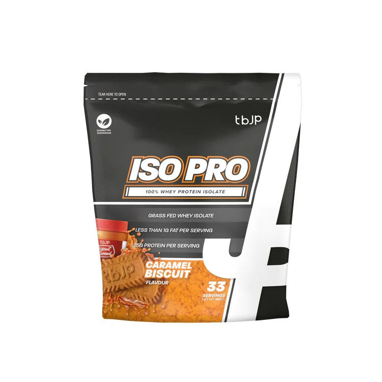 Iso Pro, Caramel Biscuit - 1000 grams - Trained by JP