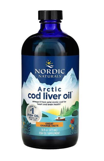 Arctic Cod Liver Oil, 1060mg Orange - 473 ml. - Nordic Naturals