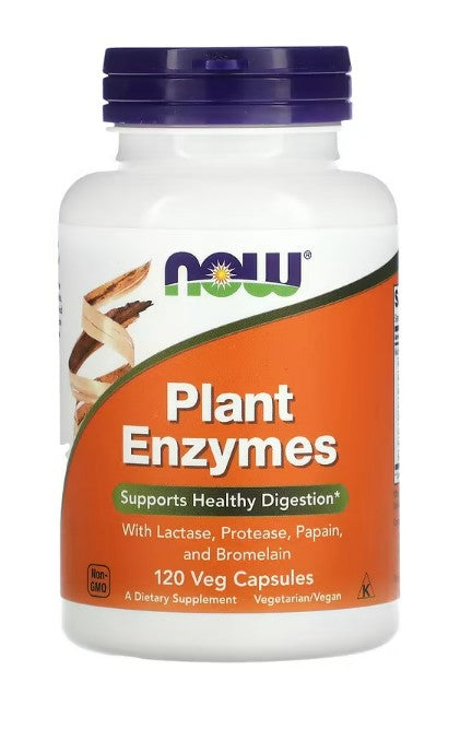 Plant Enzymes - 120 vcaps - NOW Foods