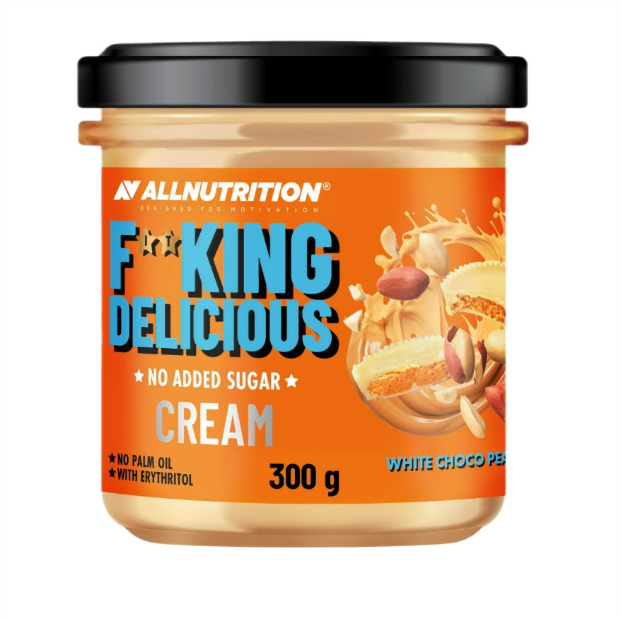 Fitking Delicious Cream, White Choco Peanut - 300 grams - Allnutrition