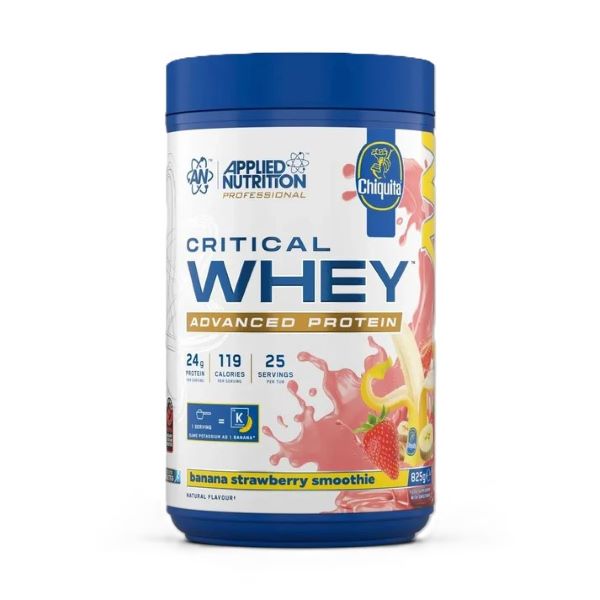 Critical Whey, Banana Strawberry Smoothie - 825 grams - Applied Nutrition