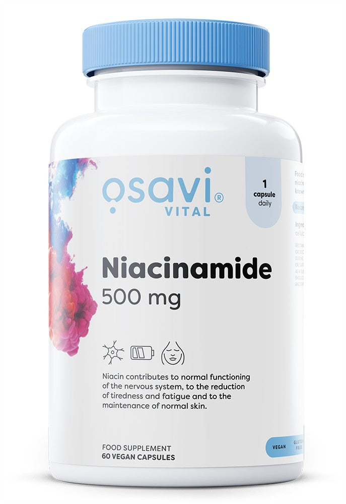 Niacinamide, 500mg - 60 vegan caps - Osavi