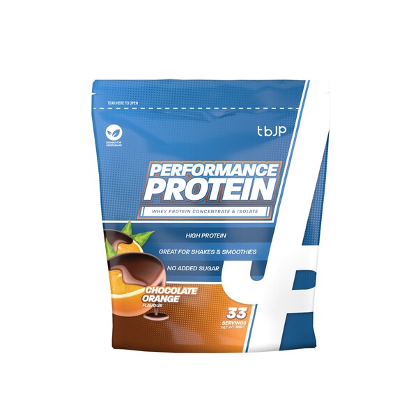 Performance Protein, Chocolate Orange - 1000 grams - Trained by JP