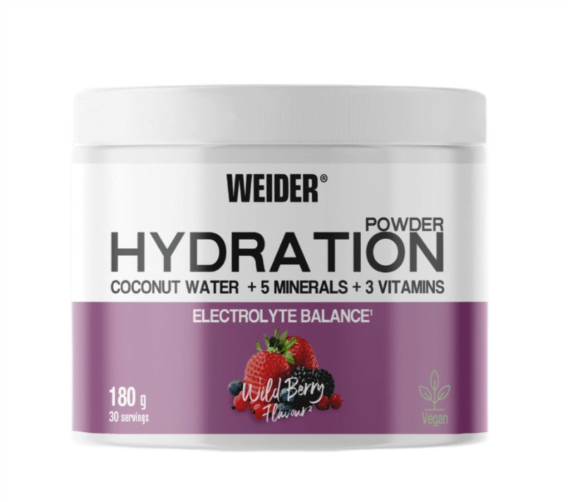 Hydration Powder, Wild Berry - 180 grams - Weider