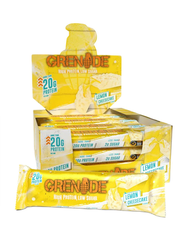 Protein Bars, Lemon Cheesecake - 12 x 60g - Grenade