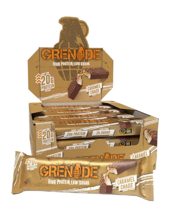 Protein Bars, Caramel Chaos - 12 x 60g - Grenade