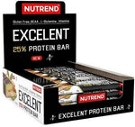 Excelent 25% Protein Bar Double, Chocolate & Nougat with Cranberries - 18 x 85g - Nutrend