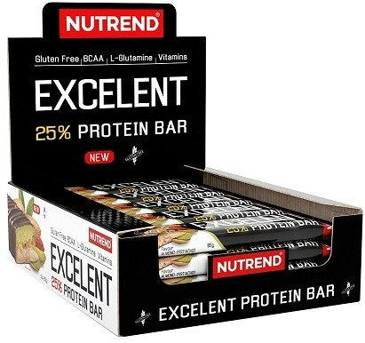 Excelent 25% Protein Bar Double, Lemon & Curd & Raspberry with Cranberry - 18 x 85g - Nutrend