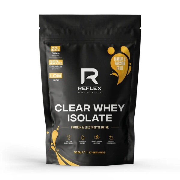 Clear Whey Isolate, Mango & Passion Fruit - 510 grams - Reflex Nutrition