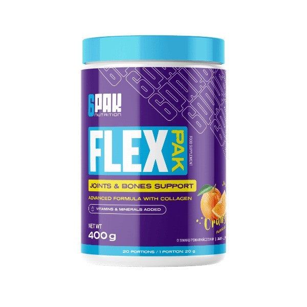 Flex Pak, Orange - 400 grams - 6PAK