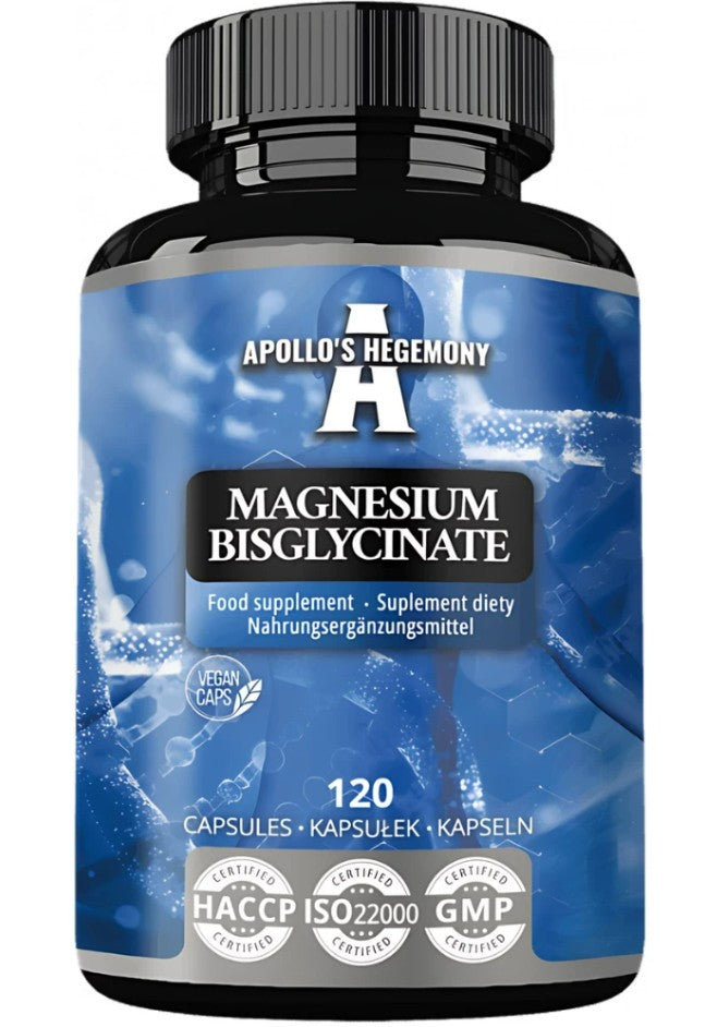 Magnesium Bisglycinate - 120 vcaps - Apollo's Hegemony