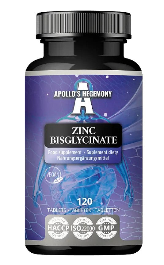 Zinc Bisglycinate - 120 tablets - Apollo's Hegemony