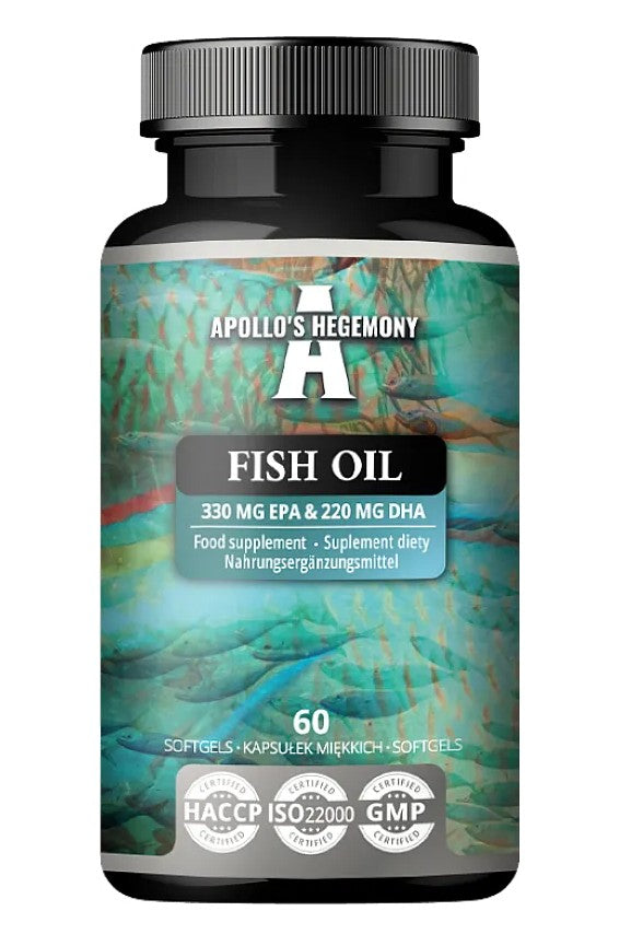 Fish Oil, 330mg EPA & 220mg DHA - 60 softgels - Apollo's Hegemony