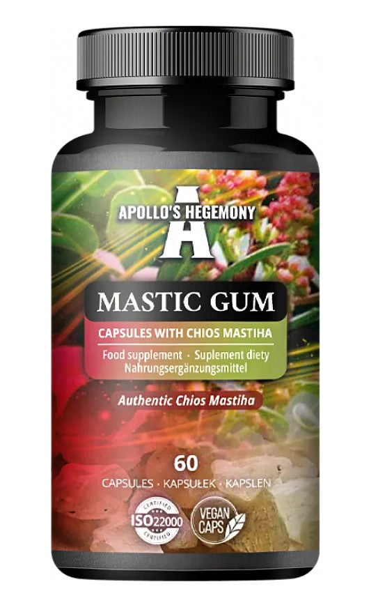 Mastic Gum with Chios Mastiha - 60 vcaps - Apollo's Hegemony